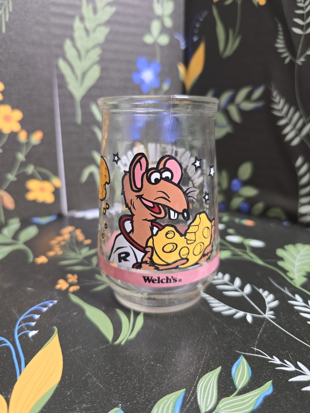 1998 Welch's Muppets in Space Glasses RIZZO #5 Jelly Juice Jar
